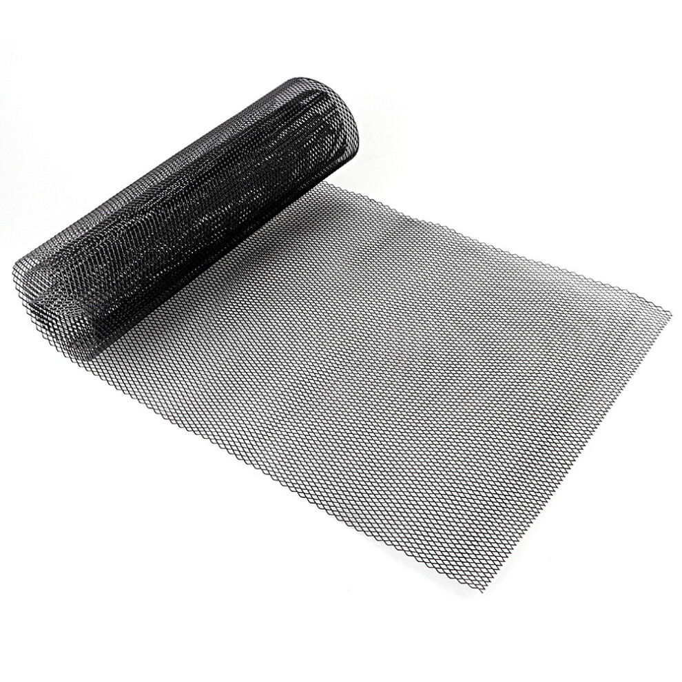 Car Alloy Grille Mesh Sheet 3X6mm Aluminum Body Bumper Rhombic Grille Universal 9401363179708