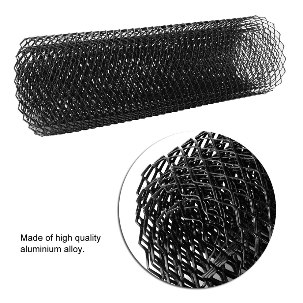 Premium Aluminum Alloy Car Bumper Mesh 8X16mm Rhombic Grill For Universal Fit 8701363179748