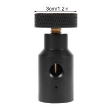 1/8NPT CO2 Nachfülladapter TR21*4 3cm Schwarz 68g