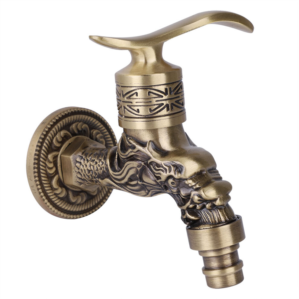 G1/2" Antique Brass Wall-Mounted Laundry Water Faucet Â Single Cold Tap 4251363181158