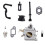 LED Desk Lamp with Touch Control 3 Color Modes Black Silver 14