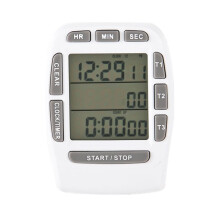Handlicher Timer mit großer Ziffernanzeige, magnetischer Kochtimer mit Halterung zur praktischen Platzierung in Ihrer Küche