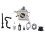 LED Desk Lamp with Touch Control 3 Color Modes Black Silver 8