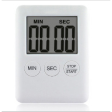 Minuteur numérique miniature avec alarme sonore puissante, idéal pour la cuisine et bien plus encore. Son format compact et son dos magnétique le