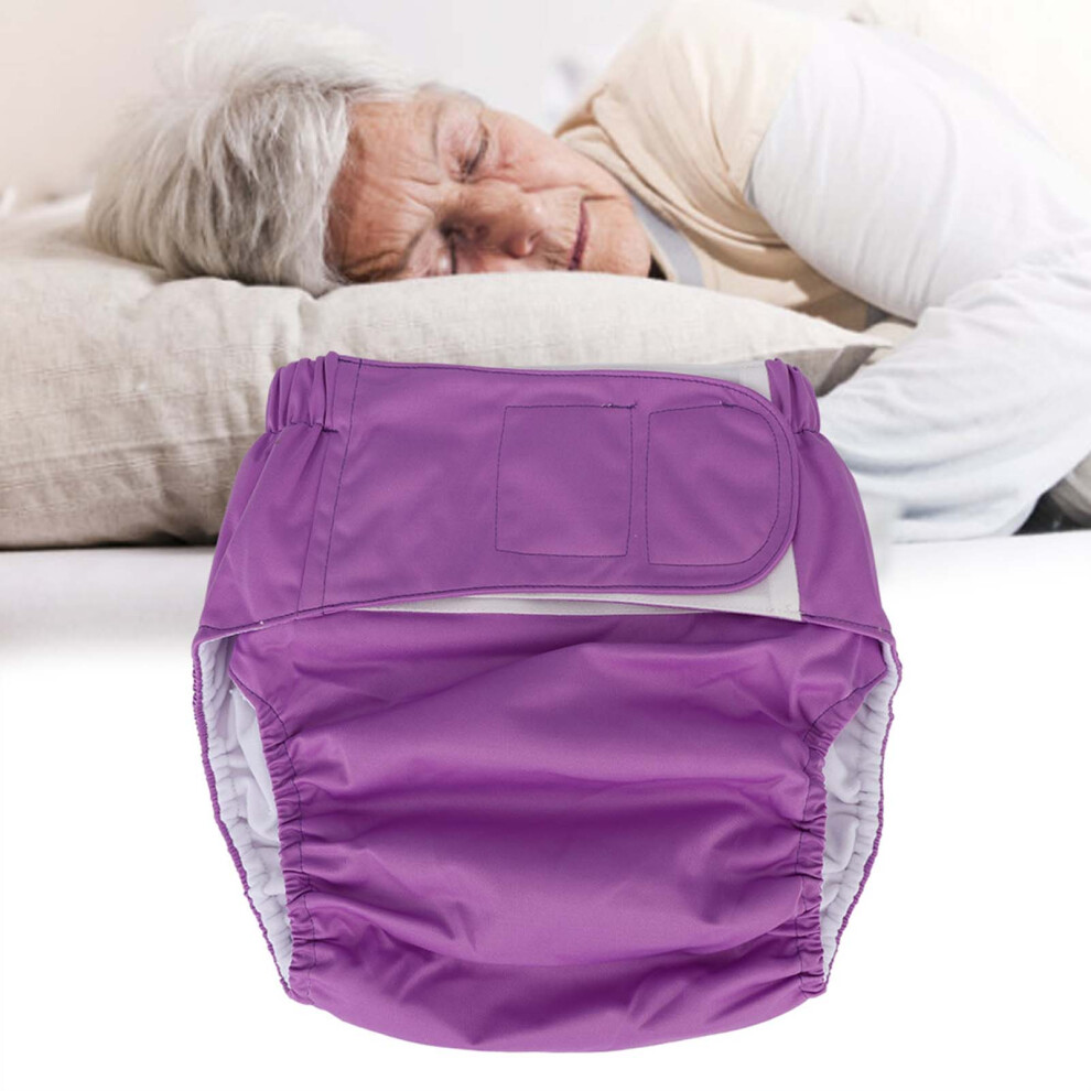 Blue Waterproof Elderly Cloth Diapers For Adults Washable And Reusable - Medium