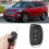 Black 3-Button Key Shell for Hyundai Santa Fe ix45 2013-2014 4