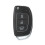 Black 3-Button Key Shell for Hyundai Santa Fe ix45 2013-2014 2
