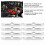 8 Stück Chrom-Spreader-Stangen 1/4-20 Chevy SBC Silber 4