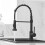 Kitchen Faucets Solid Brass Single Handle PullDown Sprayer Arc Brushed Gold Color Kitchen Sink Faucet 2