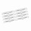 8 Stück Chrom-Spreader-Stangen 1/4-20 Chevy SBC Silber 14