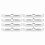 8 Stück Chrom-Spreader-Stangen 1/4-20 Chevy SBC Silber 2