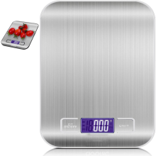Balance de cuisine numérique intelligente, base antidérapante pour une stabilité optimale, design compact pour un rangement facile