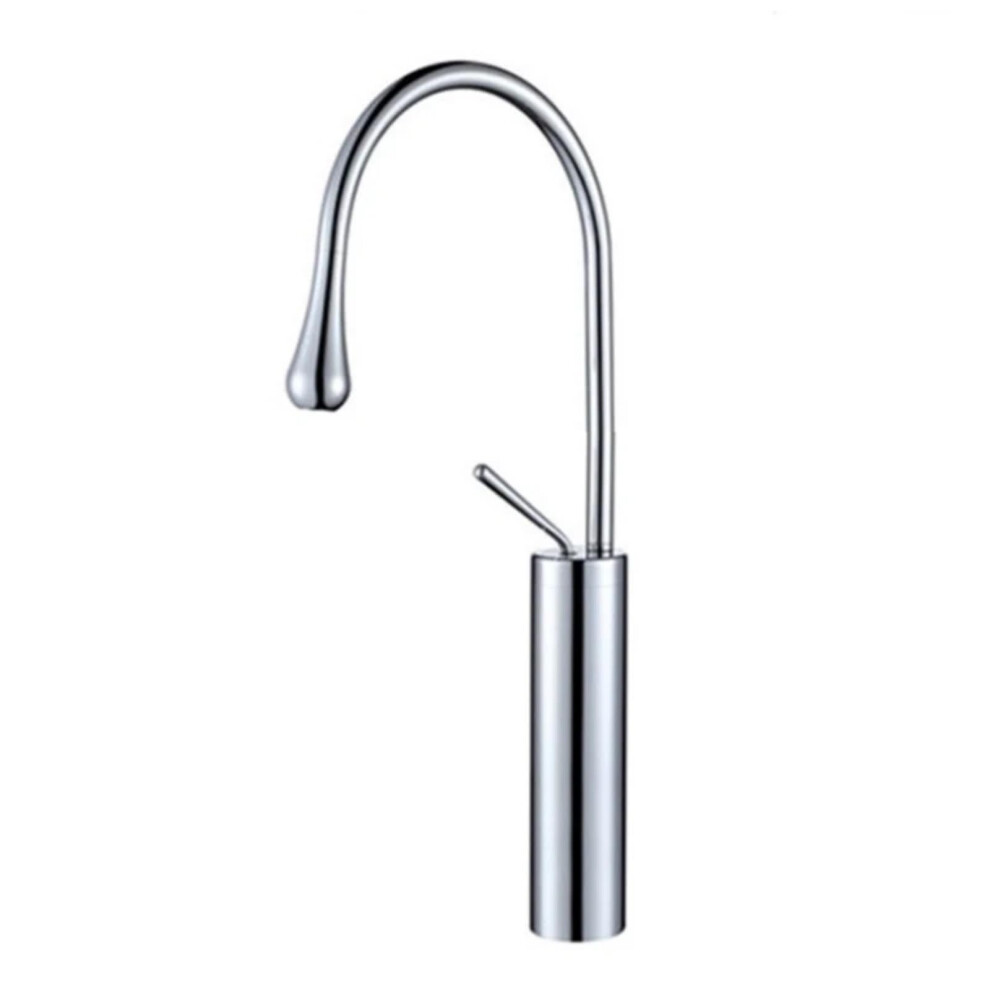 Bathroom Faucets Basin Mixer Washbasin Sink Tall Faucet 360Degree Swivel Brass Black Chrome Finish Hot Cold 9105992271955