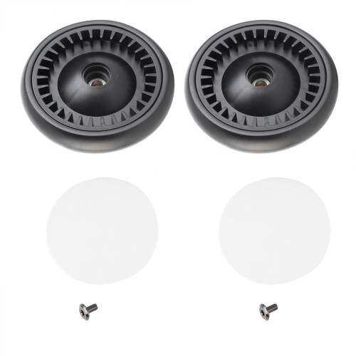 Kids Baby Stroller Rubber Wheels Pair with Tools for Easy Replacement