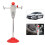 Car Alignment Rack Stand for Steering Wheel - Adjustable, Durable, Red & Silver 9