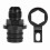 Block Plug Adapter Entlüftungsfitting 10AN Schwarz D16 2