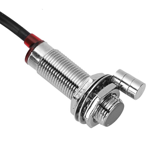Odometer Sensor Cable with 3 Magnets for Motorcycle Speedometer, Durable, 124cm 2