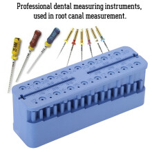 Dental Endo-Block-Lineal Dunkelblau 9 x 2,7 x 3,3 cm 32 g