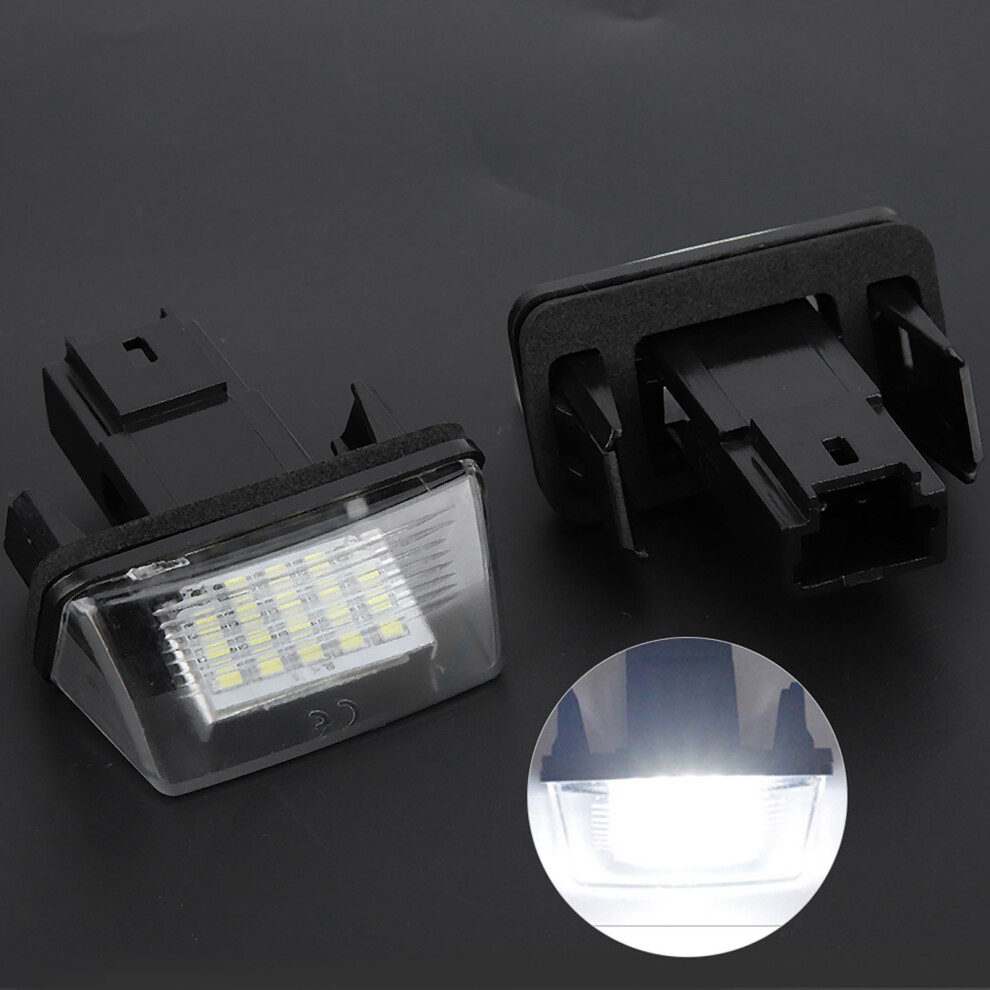 2Pcs 18Led Car License Plate S For Citroen C3 2002-2009 Light 7651363186394