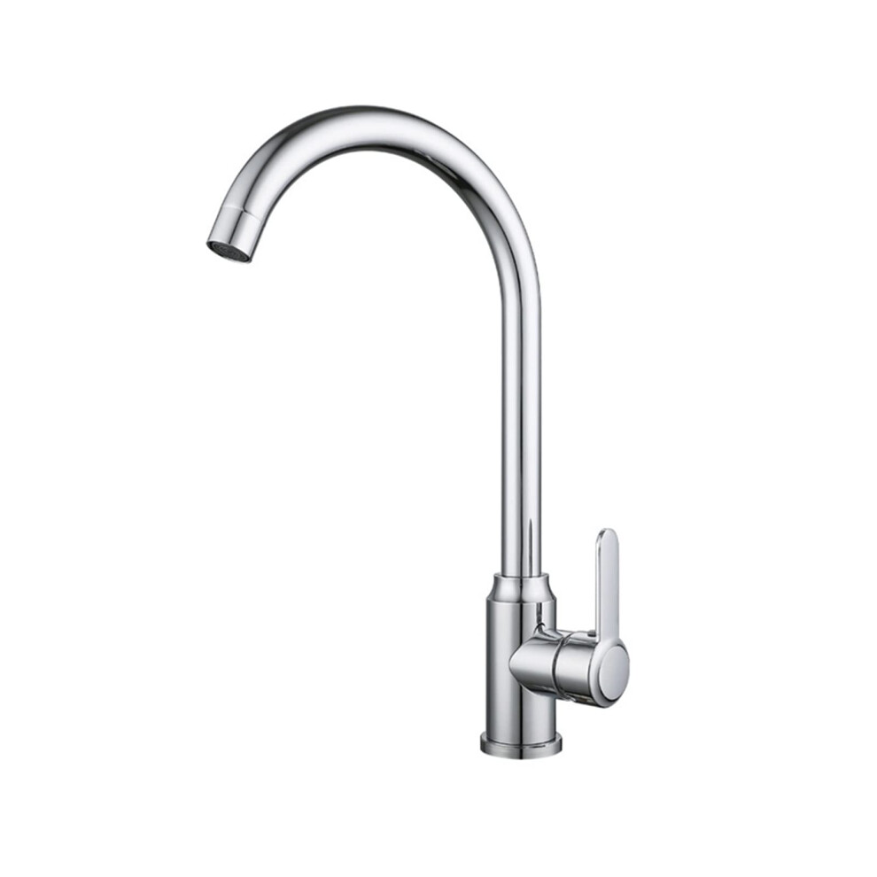 Kitchen Faucet Deck Mounted Stainless Steel Chrome Singlehandle Rotatable Hot And Cold Water Mixer Lead Faucet 9105992272747