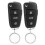 Black Universal Car Alarm System with 3 Buttons Keyless Remote Control Kit 3