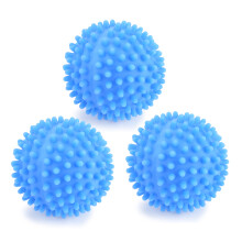 Blaue PVC-Waschbälle 4er-Set Ø 7 cm
