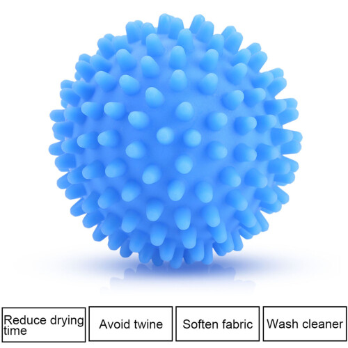 Blaue PVC-Waschbälle 4er-Set Ø 7 cm 2