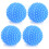 Blaue PVC-Waschbälle 4er-Set Ø 7 cm 2