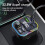 (B) Multifunctionele autolader met Bluetooth, MP3-speler, snellaadfunctie, luidspreker, 3