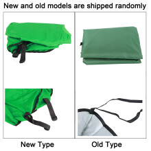 Wasserdichter Sitzkissenbezug 3-Sitzer Schaukel Polyester 150x50x10 cm Grün