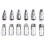 12Pcs Heavy Duty Socket Wrenches 1/2Inch Drive Impact Hex Bit Socket Set 2