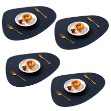 Jogos americanos decorativos resistentes ao calor, antiderrapantes, dobráveis e reversíveis para uso interno e externo, protegem as mesas contra