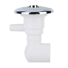 Adjustable White Bathtub Bubble Sprayer with Water Saving Feature