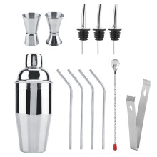 Professionele barbenodigdheden, martini shaker, ergonomisch ontworpen roestvrijstalen cocktailshaker voor een soepele mixervaring.