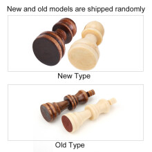 Schachfiguren-Set aus Naturholz, 32 Stück, König 55 mm, 18 mm