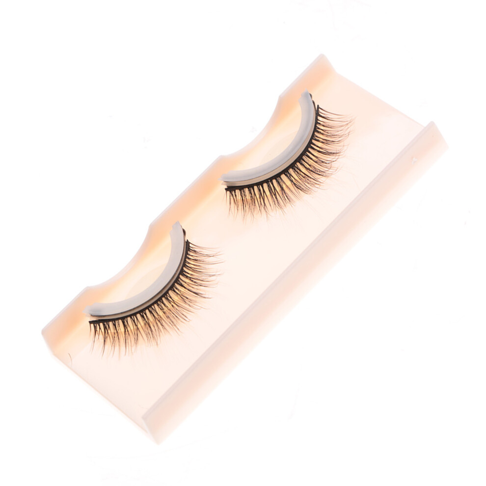 3D Self Adhesive Eyelashes No Glue Needed 10# Lightweight Fake Lashes