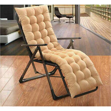 Sun Lounger Cushions Replacement Cushion For Reclining Chairs With Ties Indoor Outdoor Use Yellow