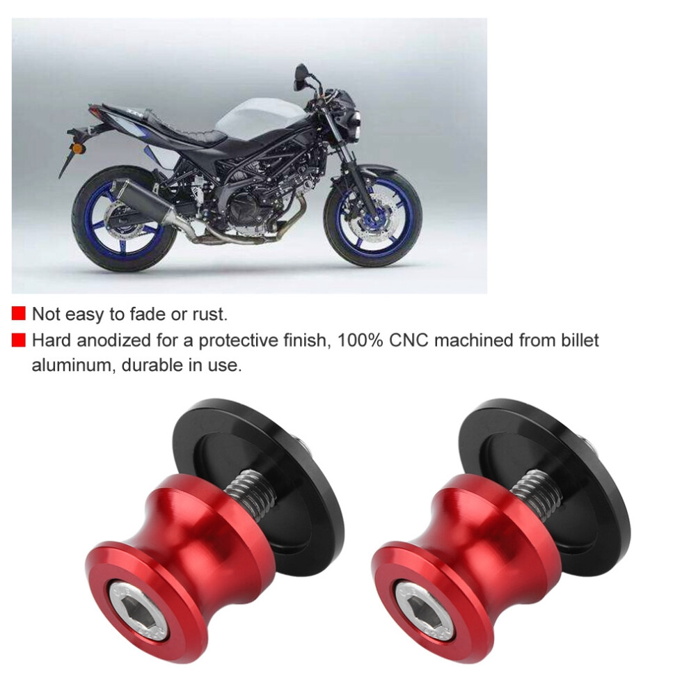 Support De Bã©Quille Arriã¨Re 8Mm - 2 Piã¨Ces Cnc Aluminium Red 8731363192393