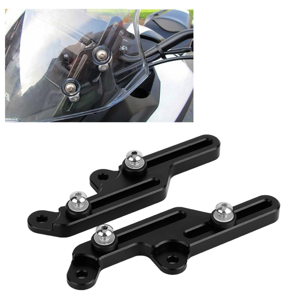 Motorcycle Windscreen Adjusters For Honda Nc700x/Nc750x 2012-2015 Black 6921363193380