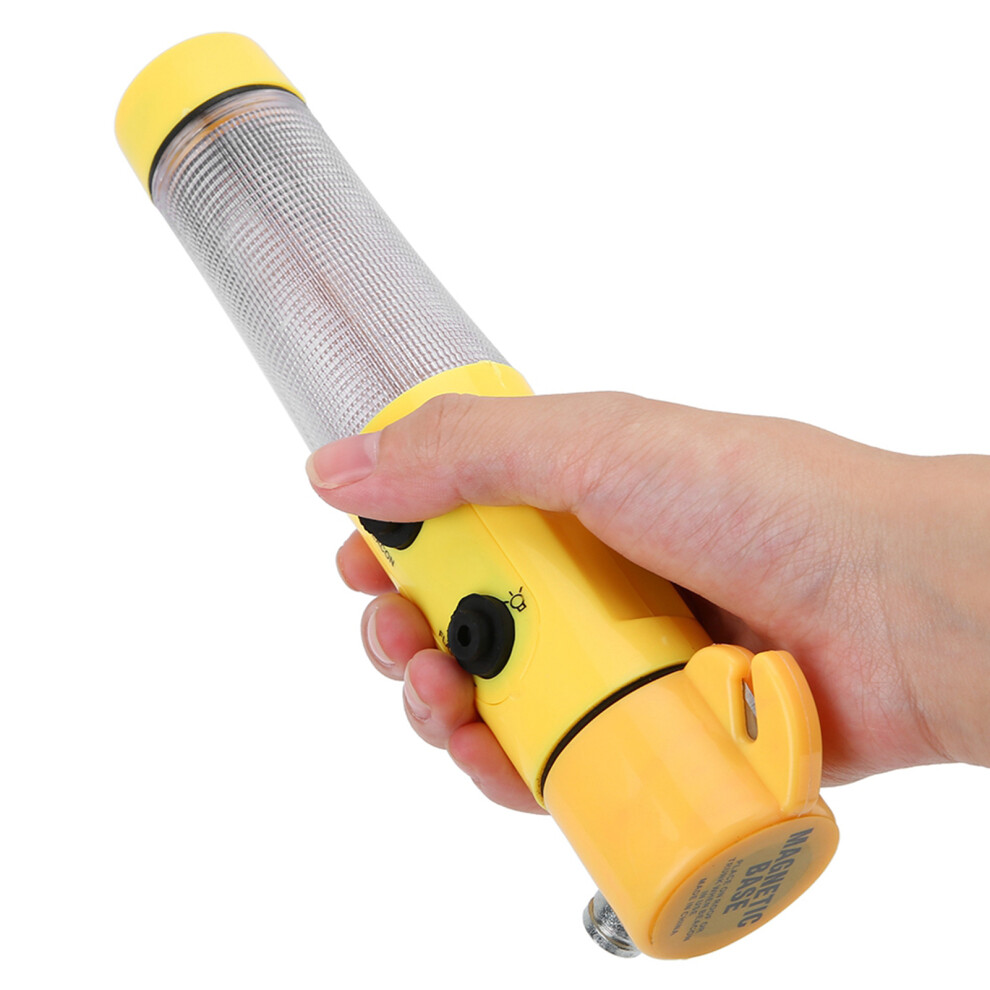 4-In-1 Car Emergency Safety Hammer With Flashlight, Cutter, Alarm, Magnet 3191363193892