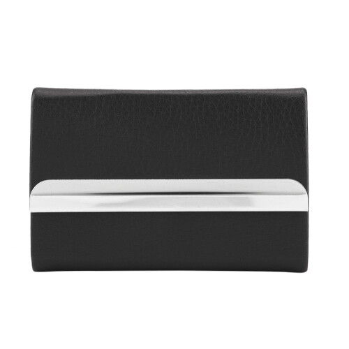 PU-Leder Zigarettenetui 9,6  6,5  1,5 cm Schwarz 1