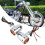Retro Bullet LED-Blinker Silber 10 mm Paar 5