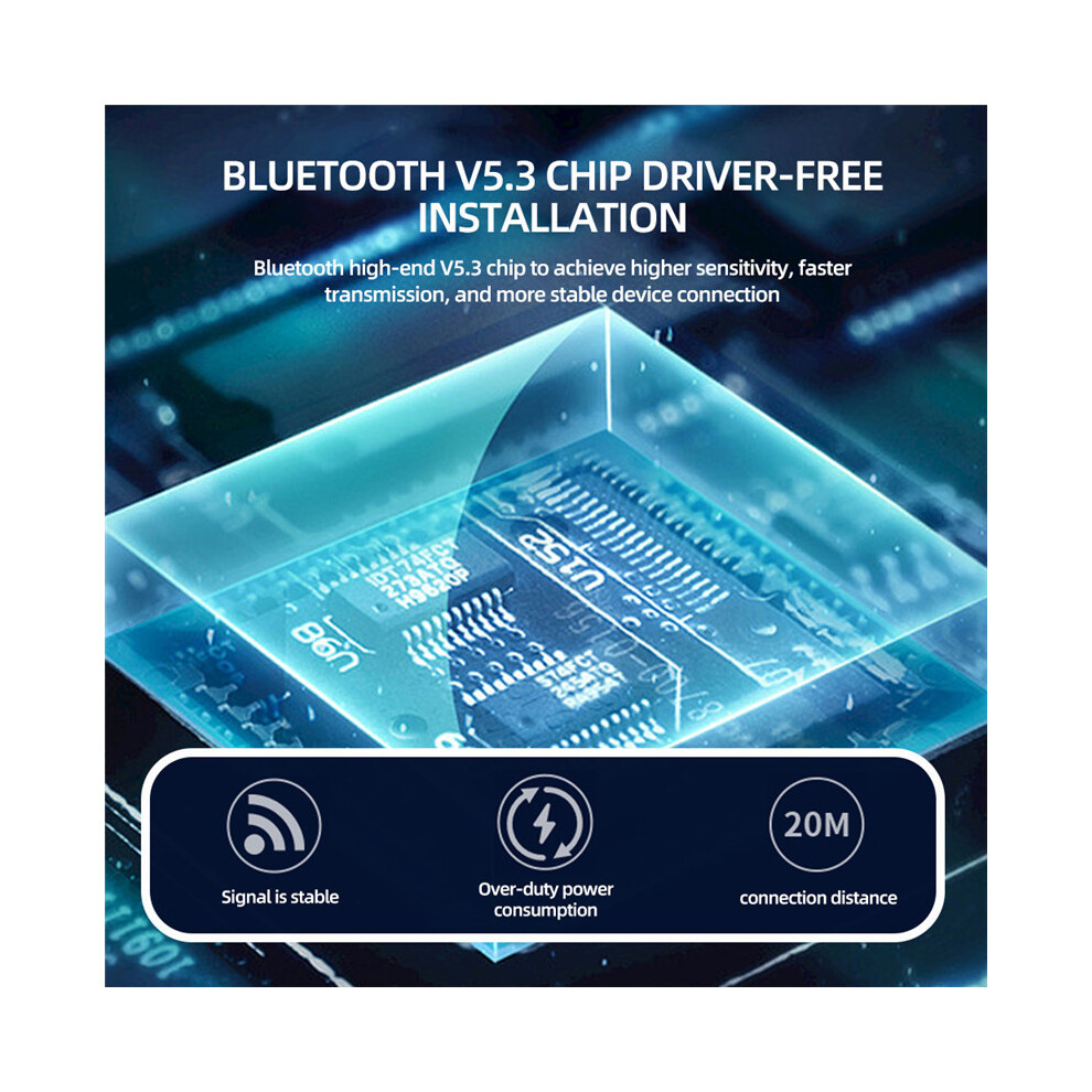 Adaptateur Bluetooth 5.0 Récepteur/Émetteur Jack 3.5mm – Musique Sans Fil Voiture & Casque – Duplex & Portée 10m