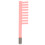 Kammförmige Glasrohrsonde Rot 15,5  3,5 cm 2