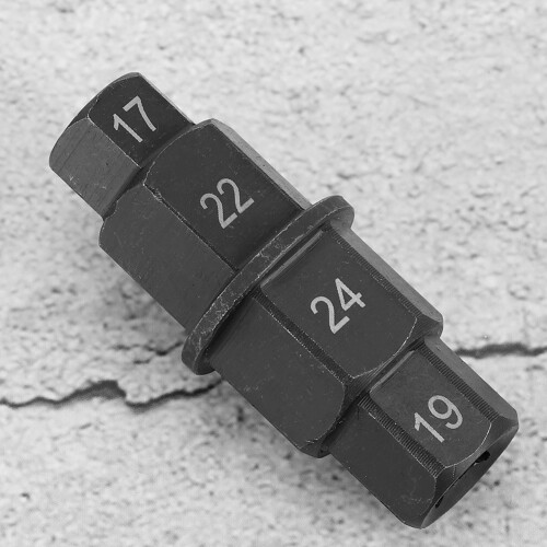 Efficient Wheel Spindle Hex Key Wrench for Motorcycle Disassembly 2