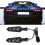 Paar Y-förmige LED-Blinker, 12 V DC, gelb 14