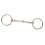 Durable Iron Horse Ring Snaffle Bit with Hollow Jointed Mouth 9