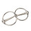 Durable Iron Horse Ring Snaffle Bit with Hollow Jointed Mouth 7