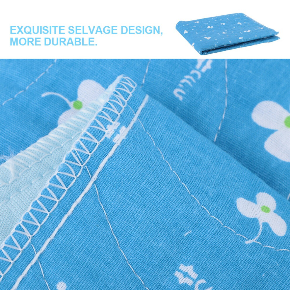 Blue Washable Waterproof Kids & Adult Reusable Underpad 60X90cm