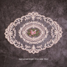 Decor victorian vintage, șervețel din dantelă croșetată cu decor interior elegant, șervețel din dantelă brodată, covoraș decorativ în